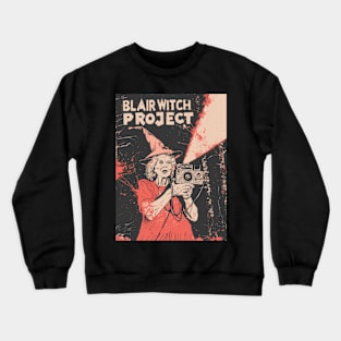 Funny Vintage Horror Movie Parody - Blair Witch Project Crewneck Sweatshirt